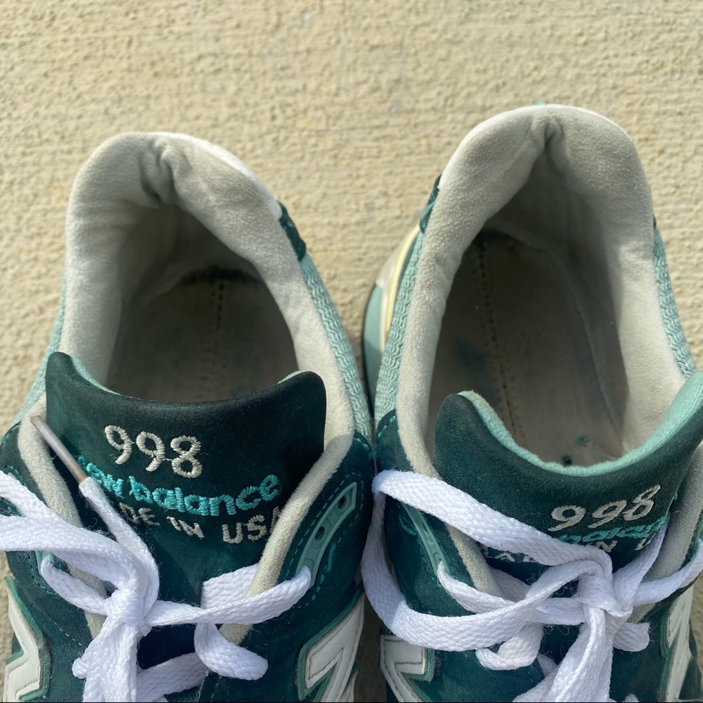 New Balance 998 Explore By Sea M998CSAM Men’s Size 13 Green White Abzorb USA - Picture 11 of 12